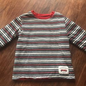 Janie and Jack Reversible fire truck t-shirt